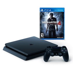 PlayStation 4 Slim 500GB Uncharted 4: A Thief's End PS4 Bundle
