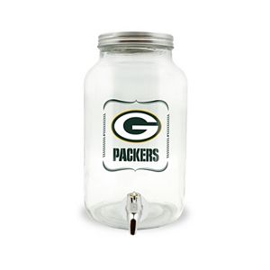 Green Bay Packers 3-Liter Glass Beverage Dispenser
