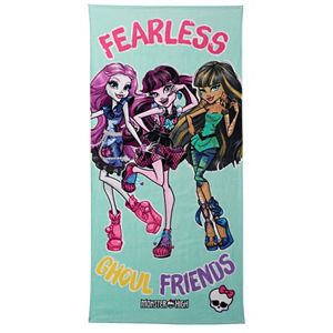 Mattel Monster High Fearless Friends Beach Towel