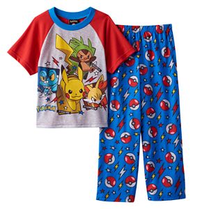 Boys 4-10 Pokémon Group Pajama Set