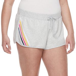 Juniors' Plus Size SO® Beach Squad French Terry Shorts