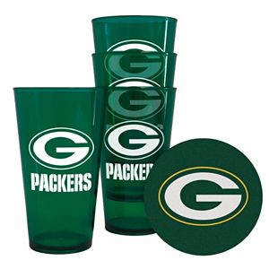 Boelter Brands Green Bay Packers 4-Pack Pint Glasses