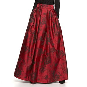 Women's Jessica Howard Pleated Floral Ball Skirt