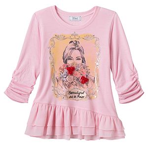 Disney D-Signed Beauty and the Beast Girls 7-16 Belle Hatchi Tee