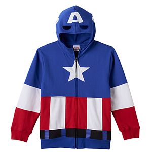 Boys 8-20 Marvel Captain America Full-Zip Hoodie
