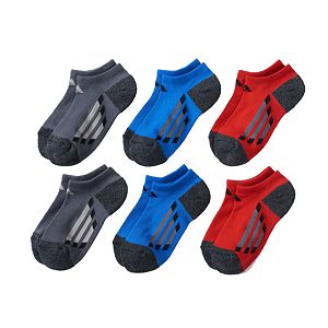 Boys adidas 6-Pack ClimaLite No-Show Socks