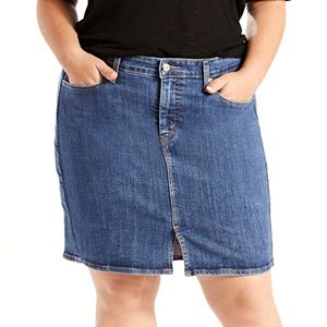 Plus Size Levi's Icon Jean Skirt