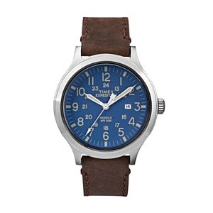 Timex Men's Expedition Scout 43 Leather Watch