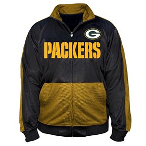 Big & Tall Majestic Green Bay Packers Panel Tricot Track Jacket