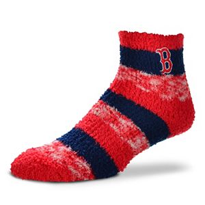 Women's For Bare Feet Boston Red Sox Pro Stripe Sleep Socks
