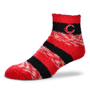Women's For Bare Feet Cincinnati Reds Pro Stripe Sleep Socks