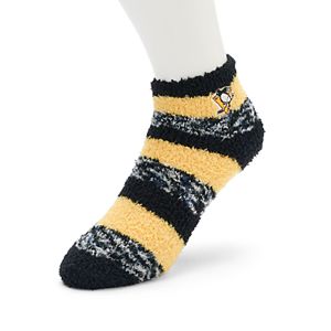 Women's For Bare Feet Pittsburgh Penguins Pro Stripe Sleep Socks