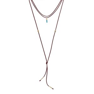 Mudd® Red Cord Layered Necklace
