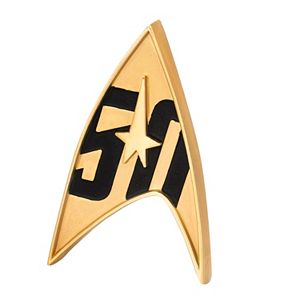 Star Trek 50th Anniversary Magnetic Badge by Quantum Mechanix