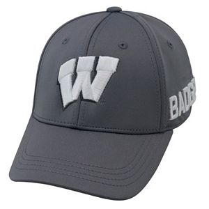 Youth Top of the World Wisconsin Badgers Bolster Mesh Cap