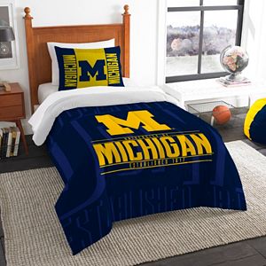 Michigan Wolverines Modern Take Twin Comforter Set by Northwest