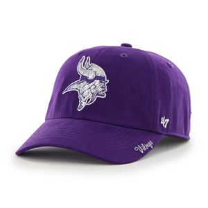 Women's '47 Brand Minnesota Vikings Sparkle Adjustable Cap