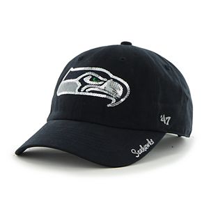 Women's '47 Brand Seattle Seahawks Sparkle Adjustable Cap
