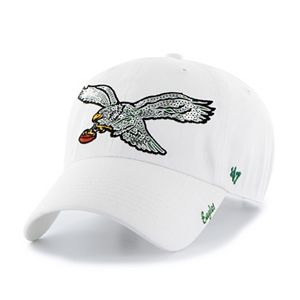Women's '47 Brand Philadelphia Eagles Sparkle Adjustable Cap