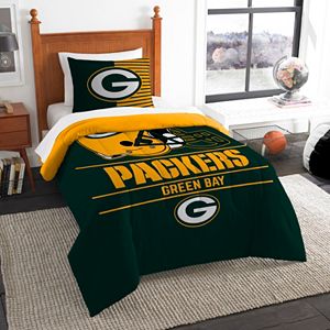 Green Bay Packers Draft Twin Comforter Set by Northwest