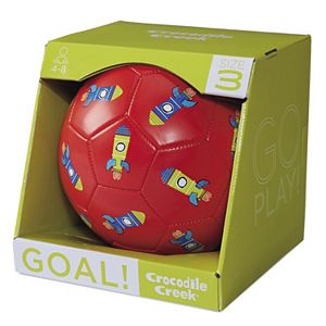 Crocodile Creek Rocket Size 3 Kids Soccer Ball
