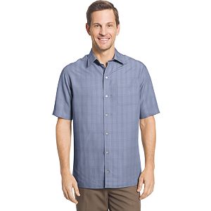Men's Van Heusen Classic-Fit Windowpane Button-Down Shirt