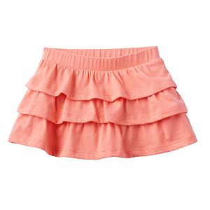 Baby Girl Jumping Beans® Solid Tiered Skort