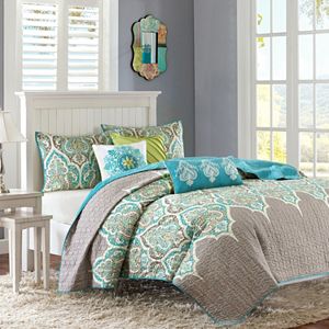 Madison Park Leah Quilted Coverlet Set