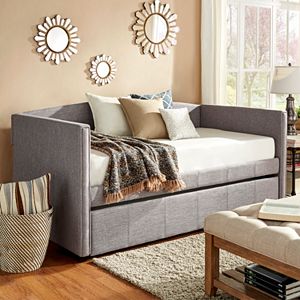 HomeVance Wallen Arm Daybed & Trundle