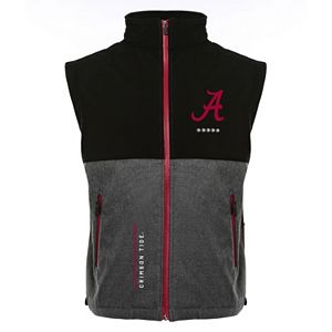 Men's Franchise Club Alabama Crimson Tide Fusion Softshell Vest