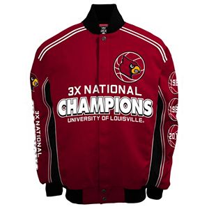 Men's Franchise Club Louisville Cardinals Commemorative Varsity Jacket