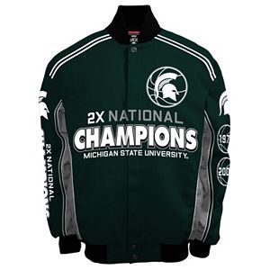 Men's Franchise Club Michigan State Spartans Commemorative Varsity Jacket