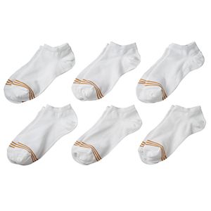 Girls 4-16 GOLDTOE 6-pk. Flat Knit Liner Socks