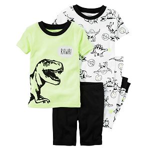 Boys 10-12 Carter's 4-Piece Dinosaur Pajama Set