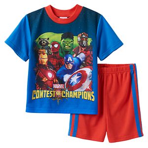 Boys Marvel Comics 2-Piece Pajama Set