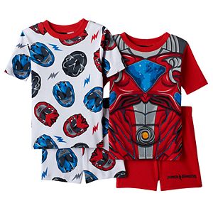 Boys 4-8 Power Ranger 4-Piece Pajama Set