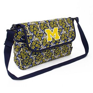 Michigan Wolverines Bloom Messenger Bag