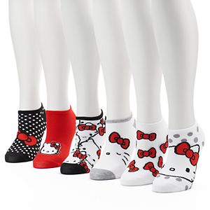 Women's 6-pk. Hello Kitty® No-Show Socks