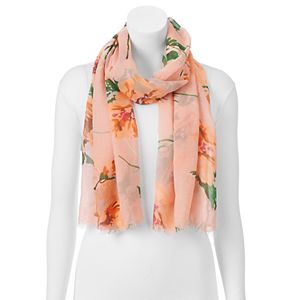 Manhattan Accessories Co. Scattered Floral Oblong Scarf