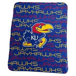 Logo Brand Kansas Jayhawks Classic Fleece Blanket