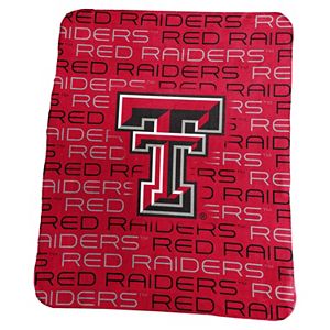 Logo Brand Texas Tech Red Raiders Classic Fleece Blanket