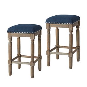 Madison Park Backless Counter Stool 2-piece Set