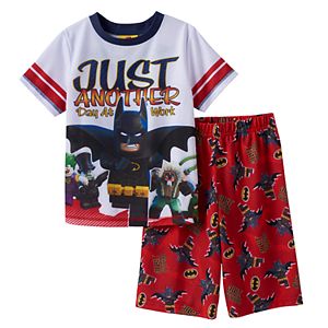 Boys 4-12 The Lego Batman Movie 2-Piece Pajama Set