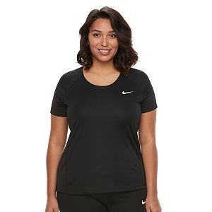 Plus Size Nike Miler Dri-FIT Short Sleeve Top