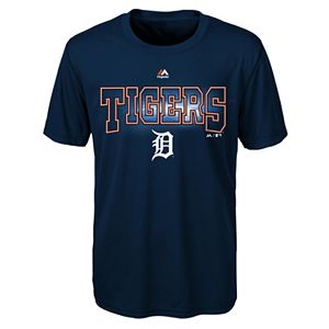 Boys 8-20 Majestic Detroit Tigers Light Up the Field Cool Base Tee