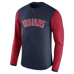 Men's Nike Cleveland Indians Modern Waffle Fleece Sweatshirt