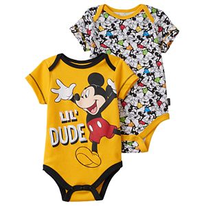 Disney's Mickey Mouse Baby Boy 2-pk. Bodysuits