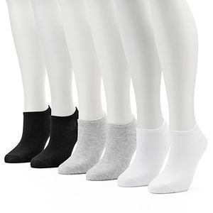 Women's Keds 6-pk. Solid Low-Cut Liner Socks
