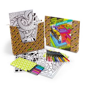 Crayola Art with Edge Geoscapes Coloring Kit