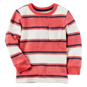 Boys 4-8 Carter's French Terry Striped Pullover